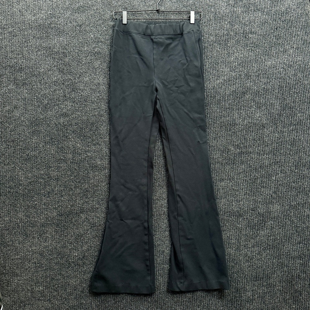 Maeve Anthropologie Ponte Flare Pants Womens S Small Black Pull On Stretch
